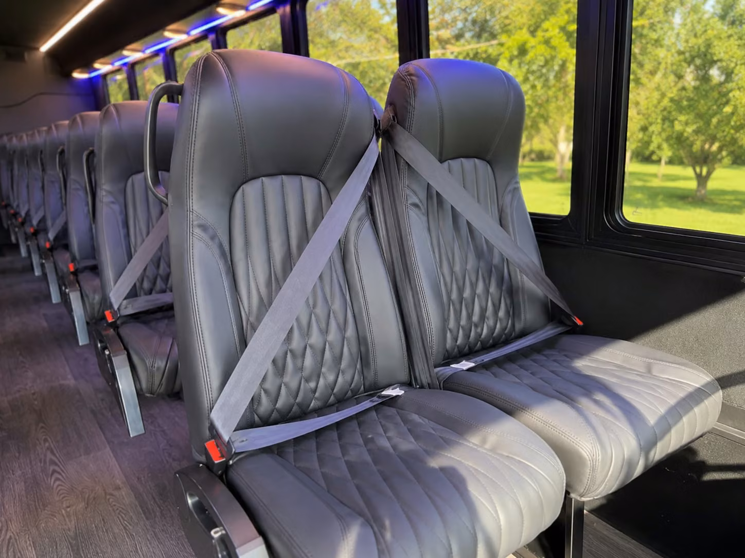 20 passenger minibus inside