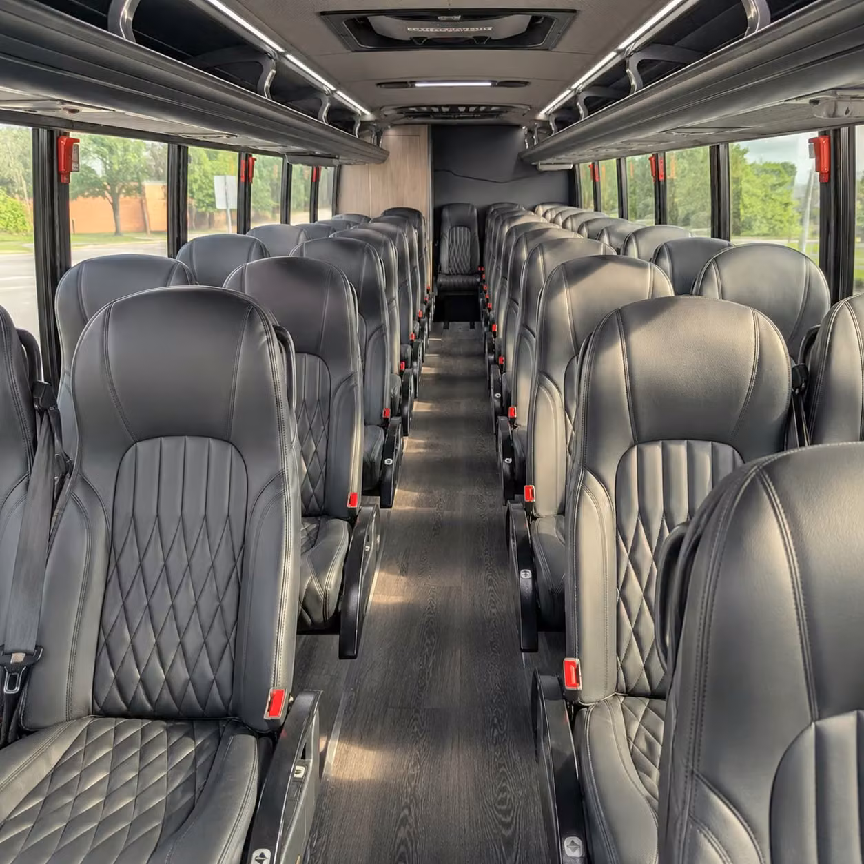 25 passenger minibus inside