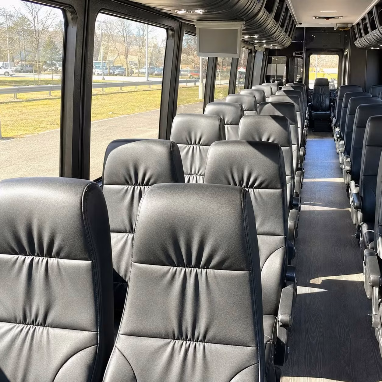 28 passenger minibus interior