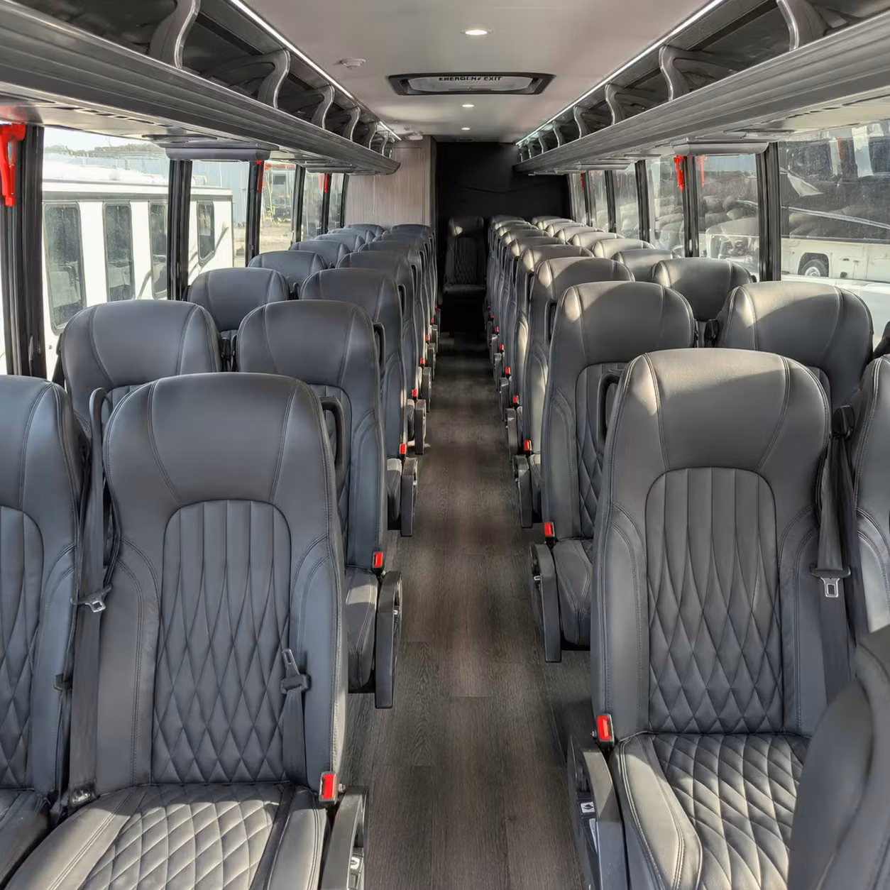 35 passenger minibus interior