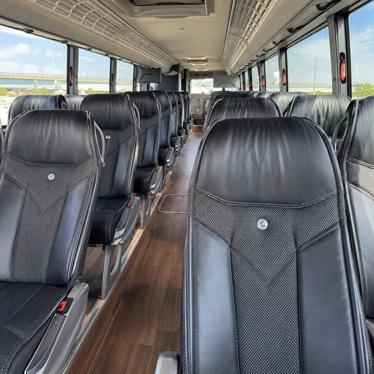 charter buses for large concert groups heading to little rock