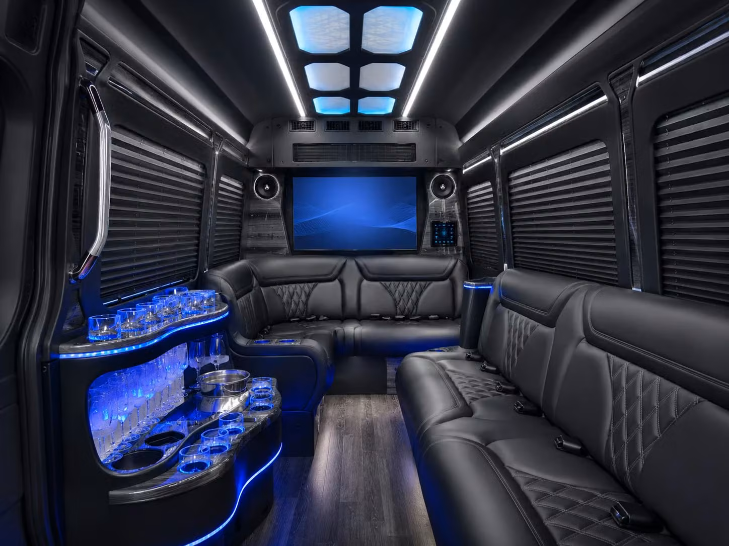 rather than splitting your congregation into carpools rent one bus for church events