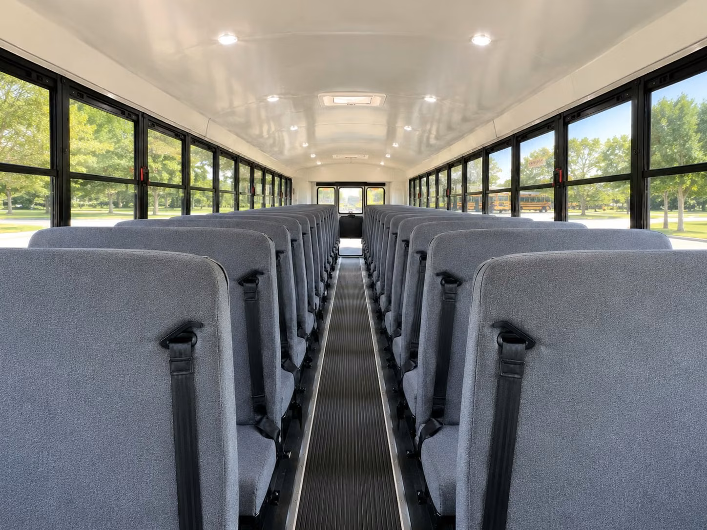 school bus interior